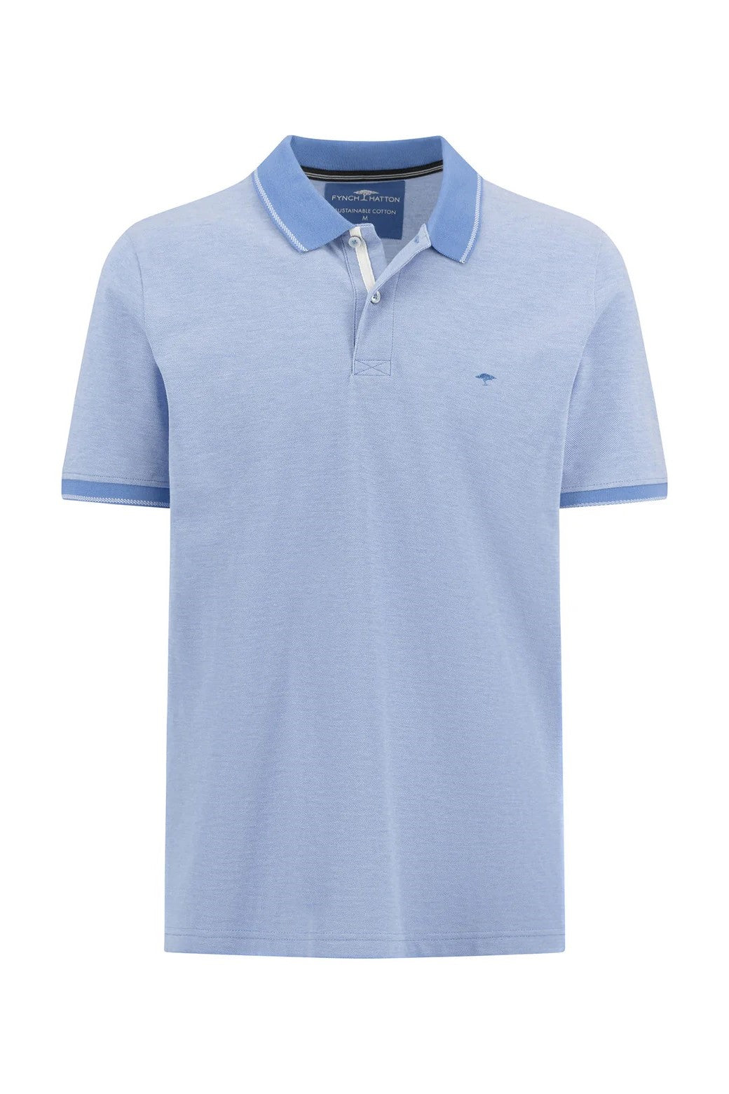 Fynch Hatton Two Tone Polo Shirt