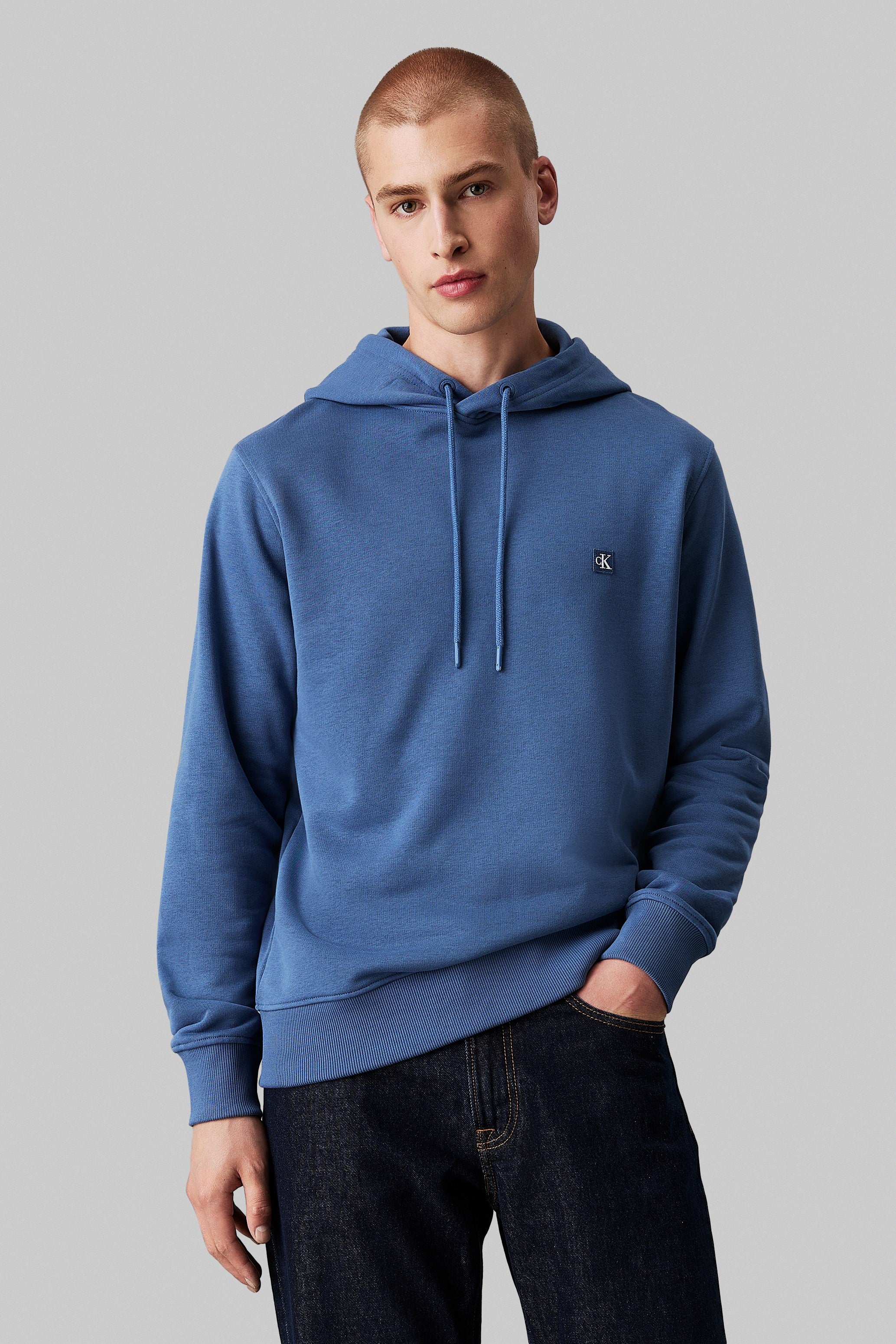 Calvin Klein Embroidered Badge Hoodie