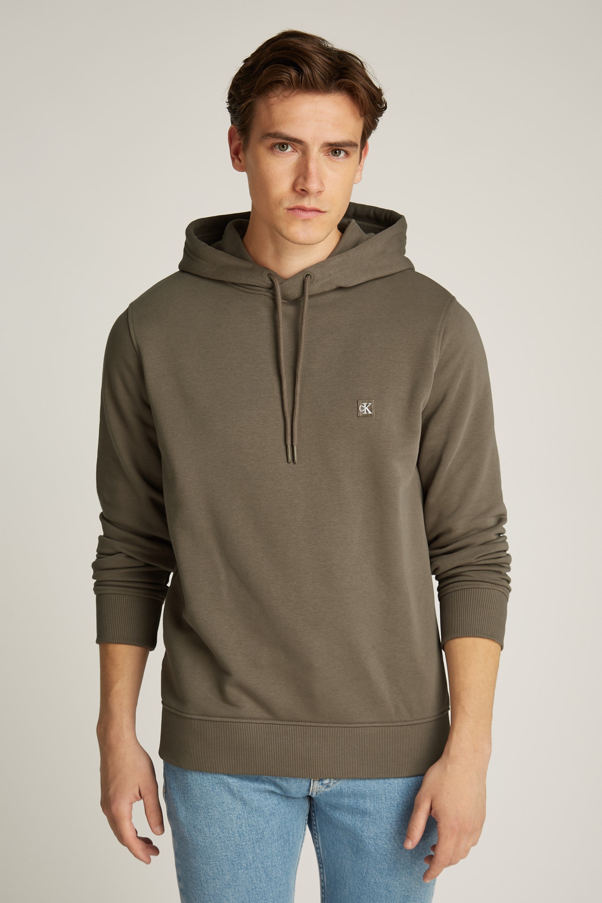 Calvin Klein Embroidered Badge Hoodie