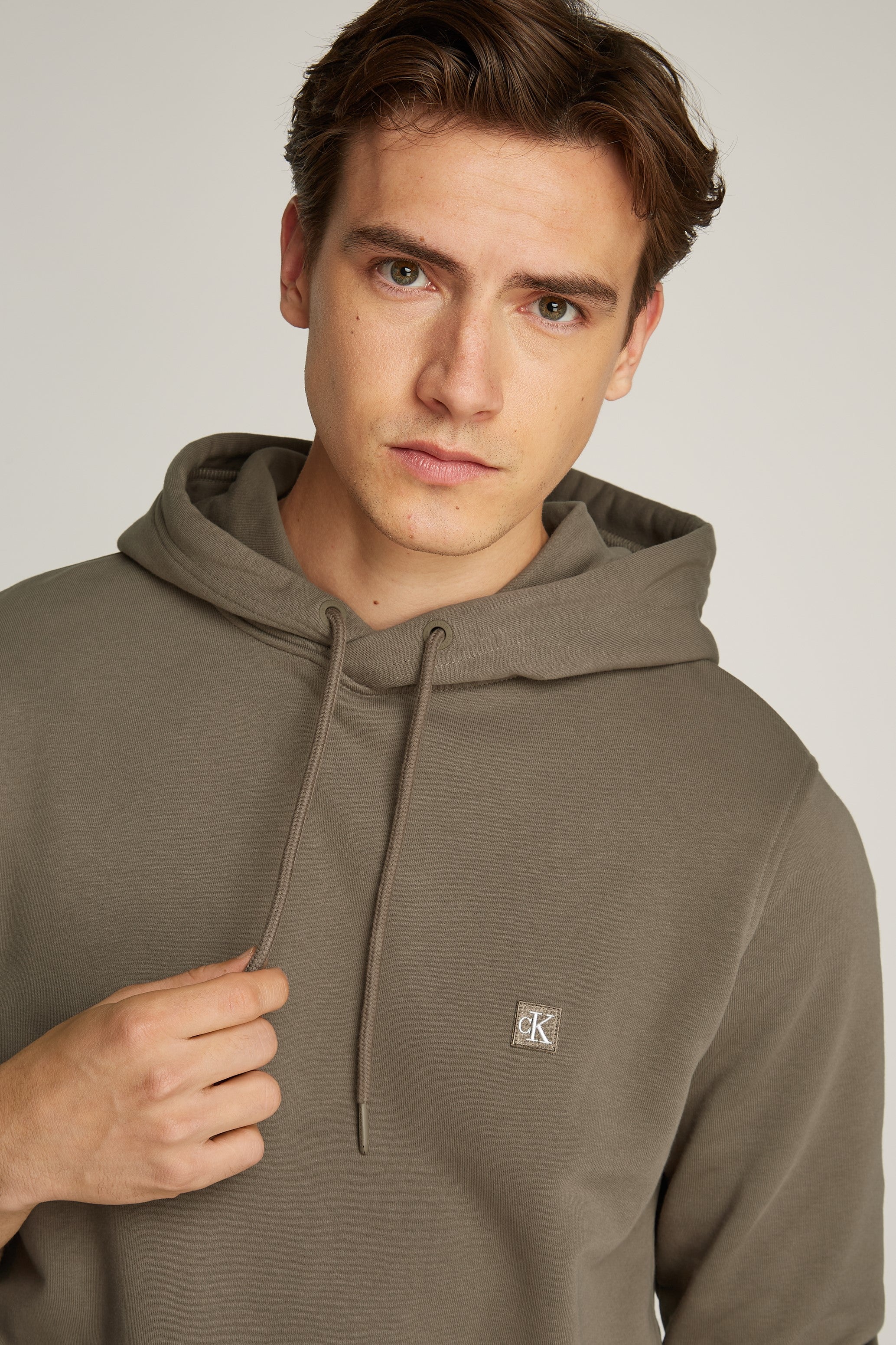 Calvin Klein Embroidered Badge Hoodie