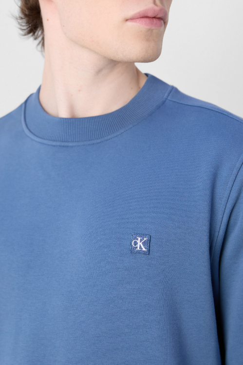 Calvin Klein Jeans Embroidered Badge Crew Neck Sweatshirt