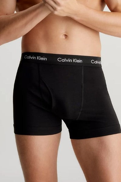 Calvin Klein 3 Pack Trunks -Cotton Stretch Wicking