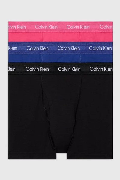 Calvin Klein 3 Pack Trunks -Cotton Stretch Wicking