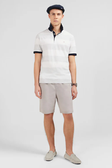 Eden Park POLO AFRICLUB Grey White