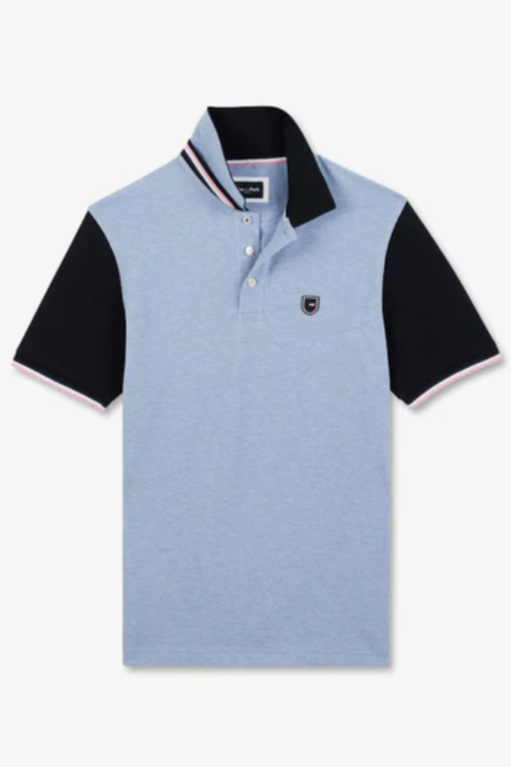 Eden Park POLO PEPITE Light Blue