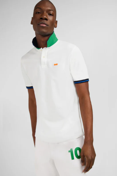 Eden Park POLO RAMIR TIPPED White