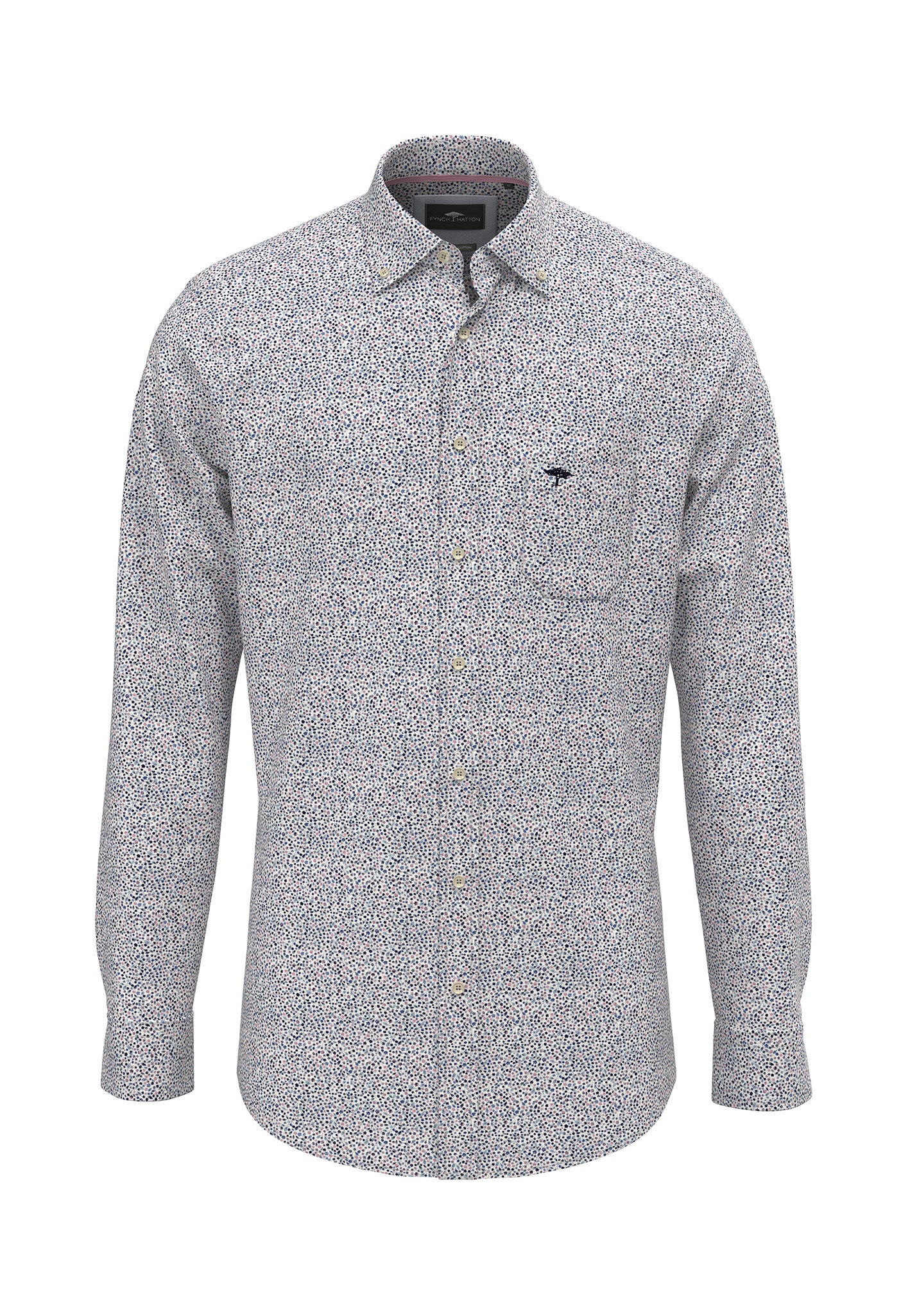 Fynch Hatton Flower Shirt 1513 8540