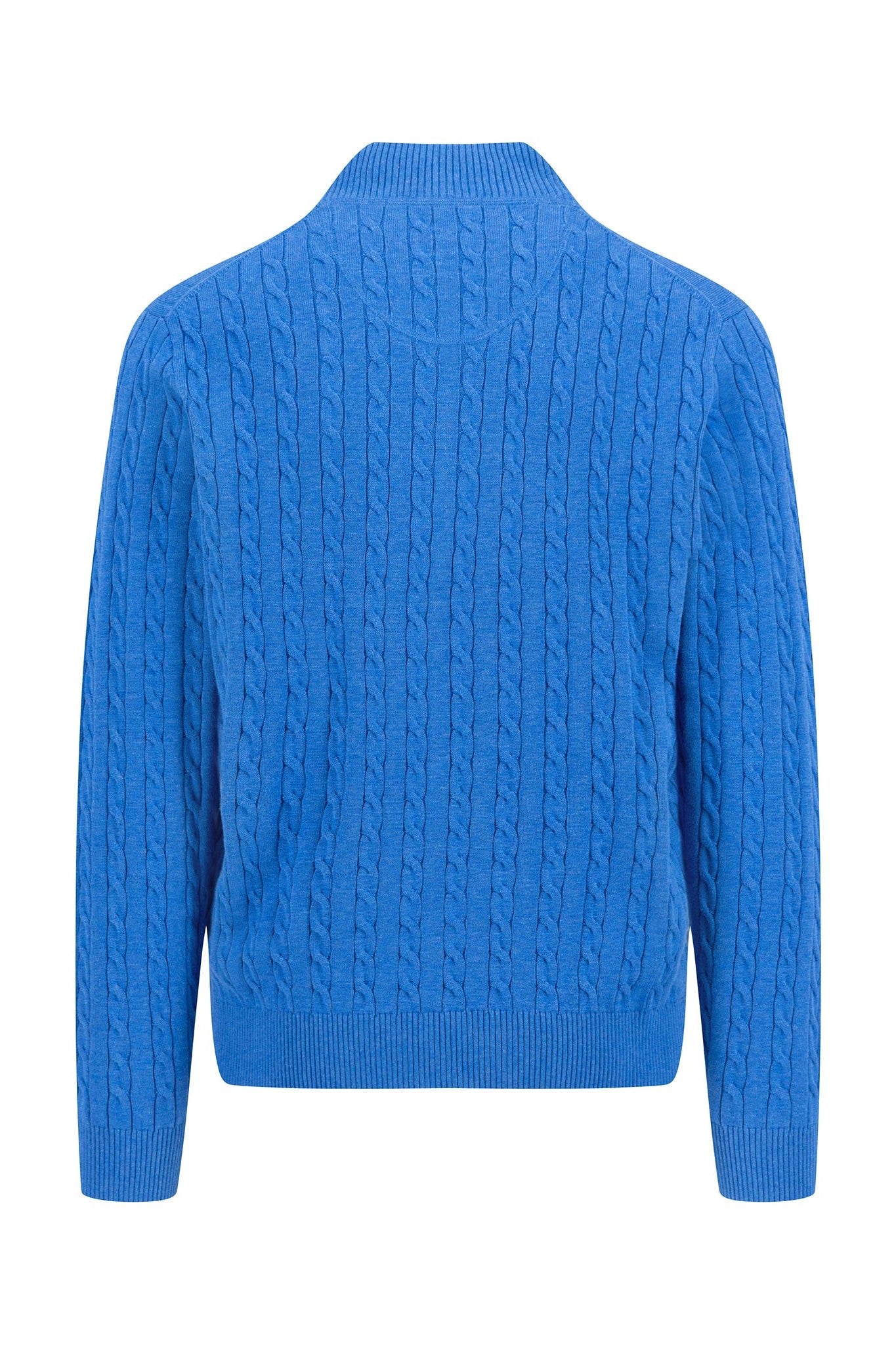 Fynch Hatton Troyer Cable Knit Zip Sweater