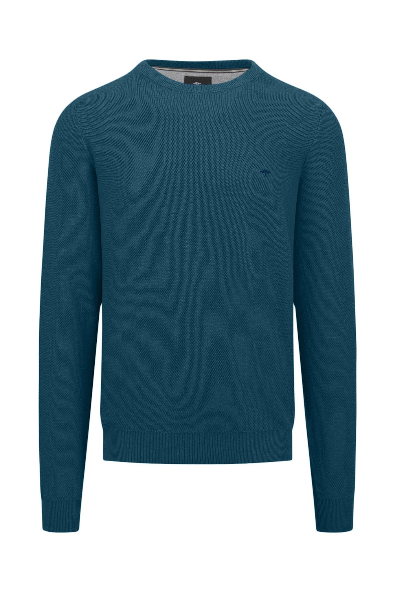 Fynch Hatton O Neck Knit Jumper 1414 220