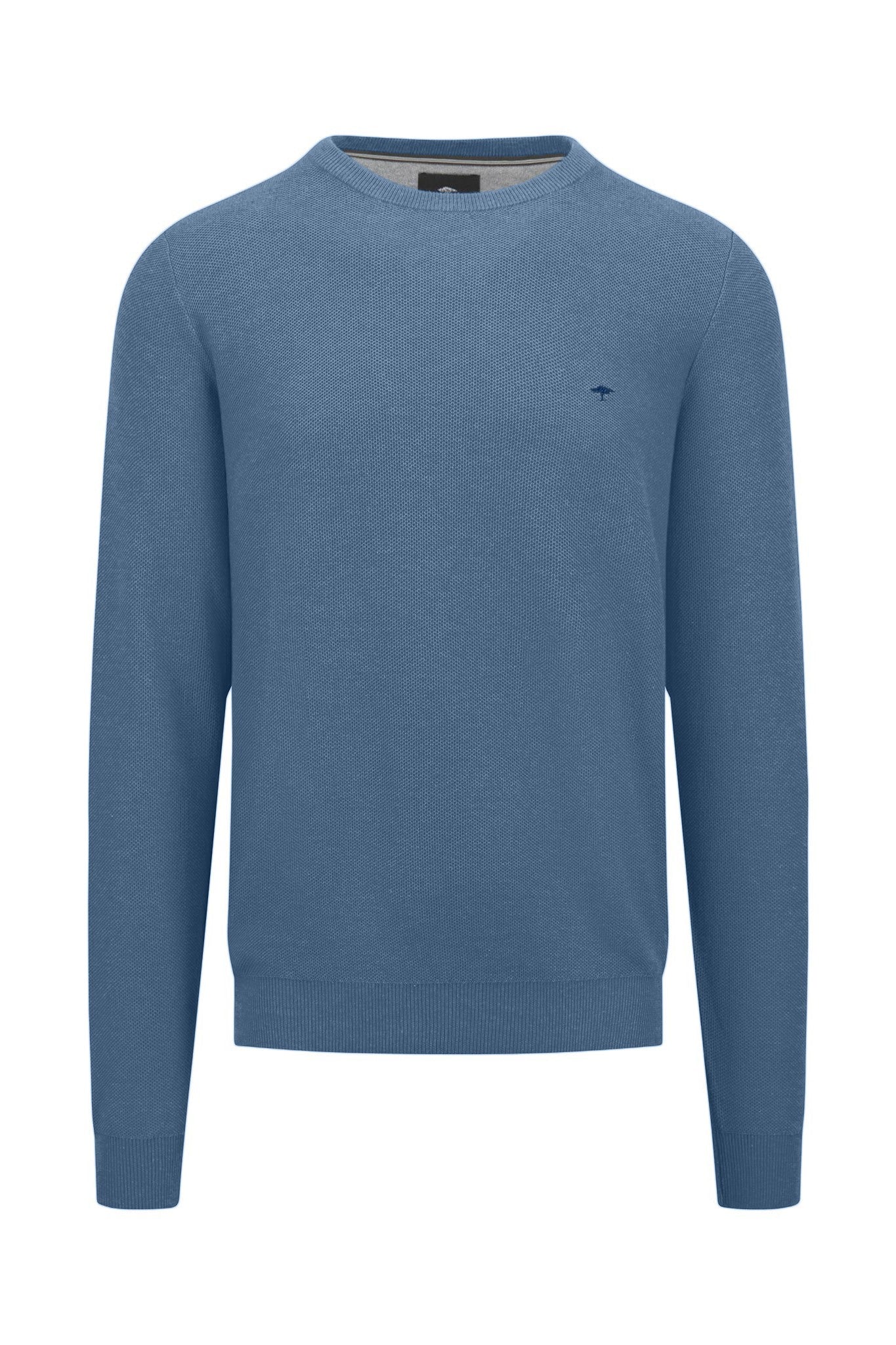 Fynch Hatton O Neck Knit Jumper 1414 220