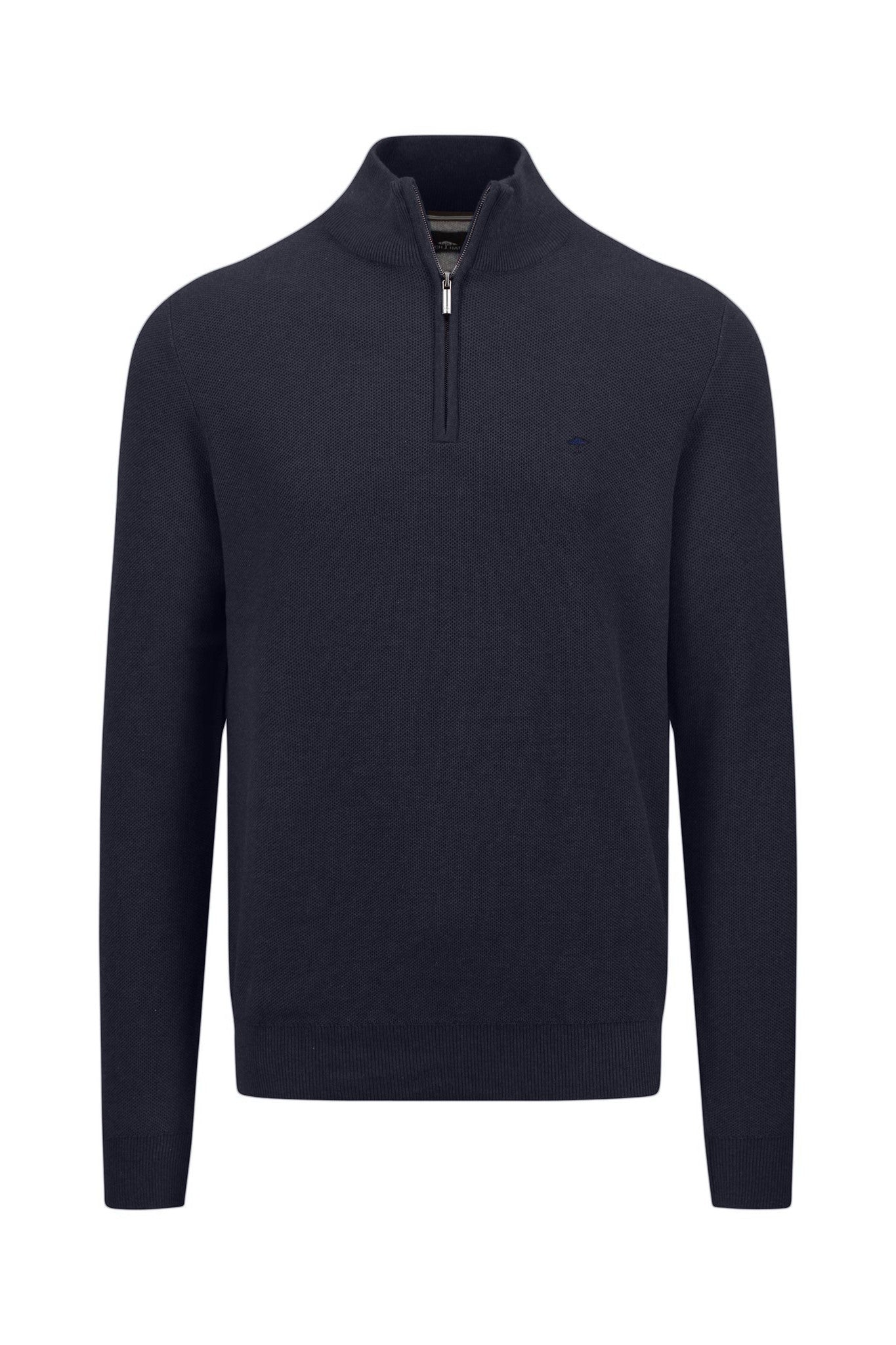 Fynch Hatton Cotton Troyer Half Zip Knit 1414 222