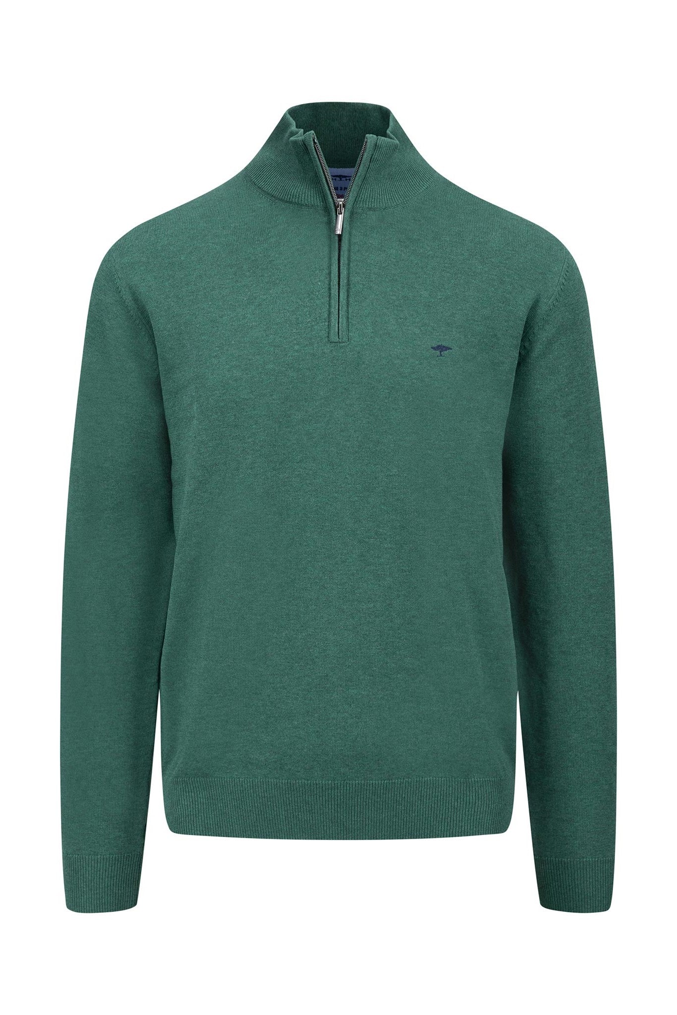 Fynch Hatton Cotton Troyer Half Zip Knit 1414 215