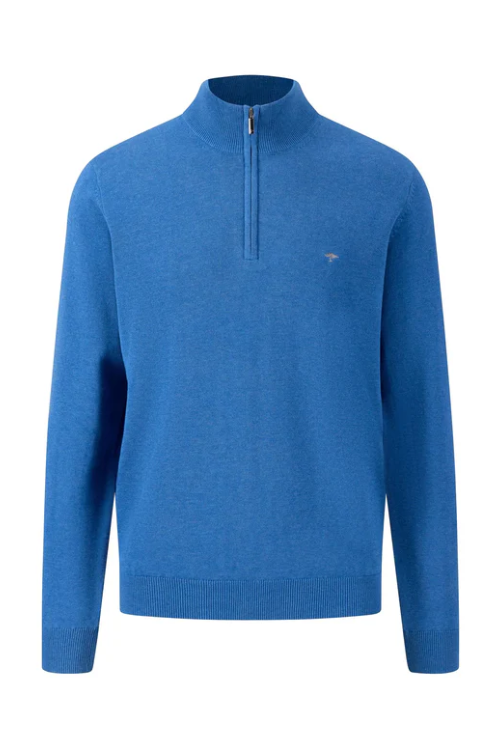 Fynch Hatton Cotton Troyer Half Zip Knit 1414 215