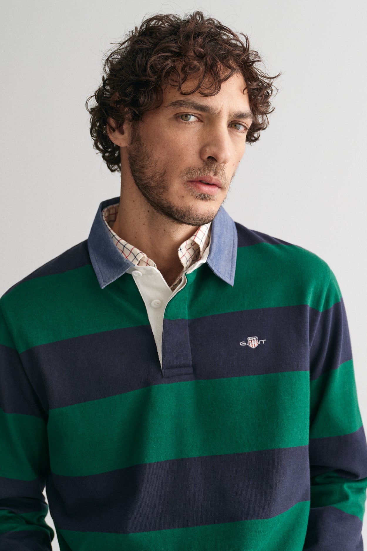 Gant Reg Chambray Stripe Rugger 2004083