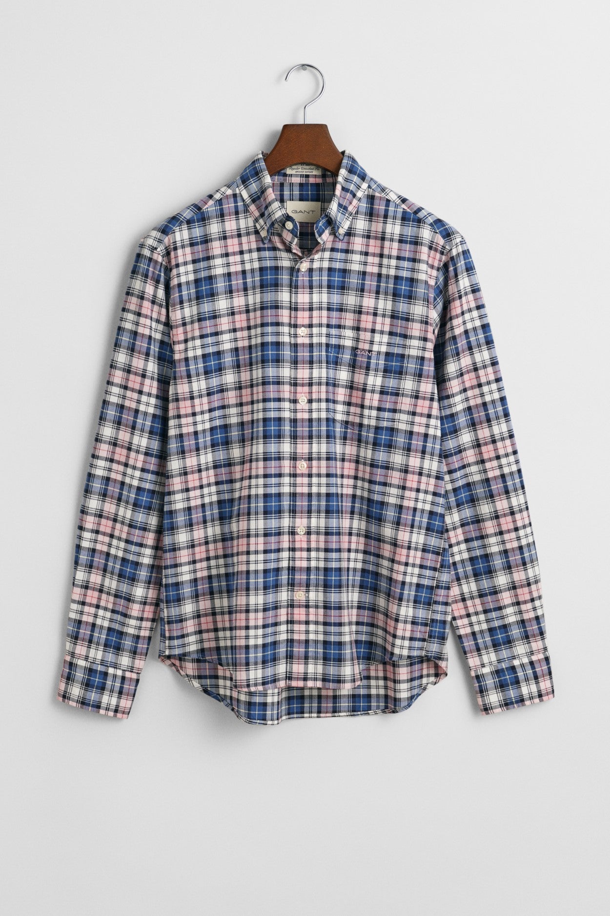 Gant Regular Fit Checked Archive Oxford Shirt