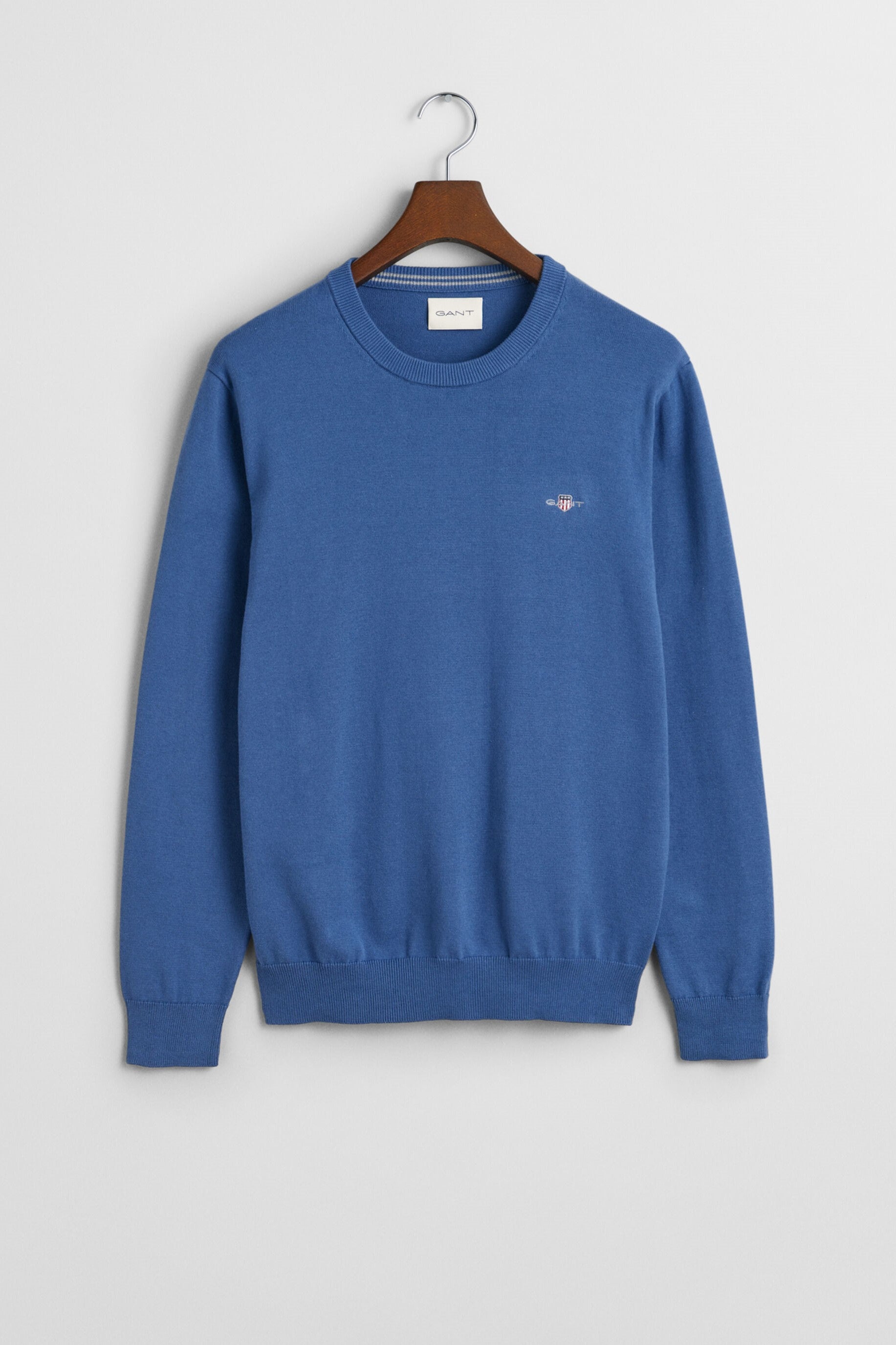 Gant Classic Cotton Crew Neck Knit