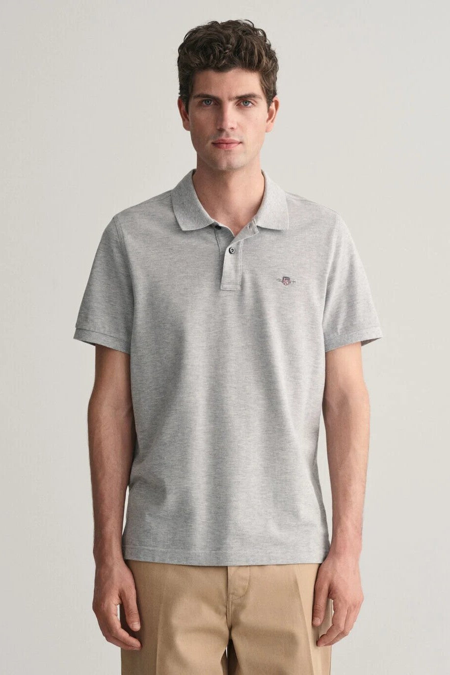 Gant Regular Fit Shield Piqué Polo Shirt 93