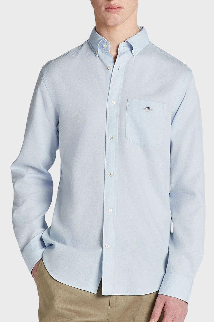 Gant Regular Honeycomb Texture Shirt 455