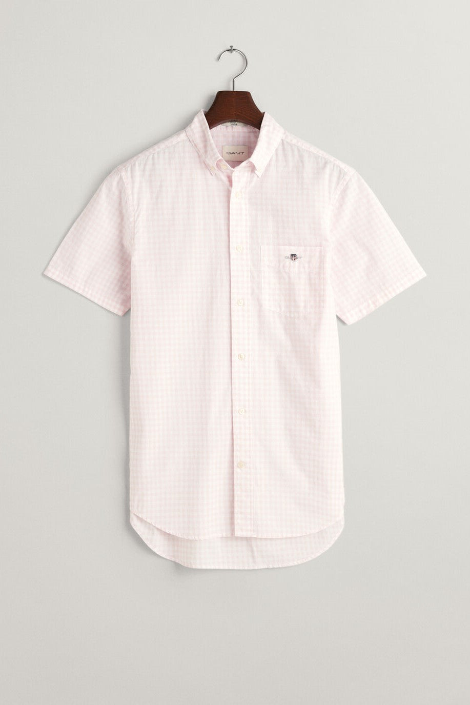 Gant Regular Fit Gingham Short Sleeve Shirt 662