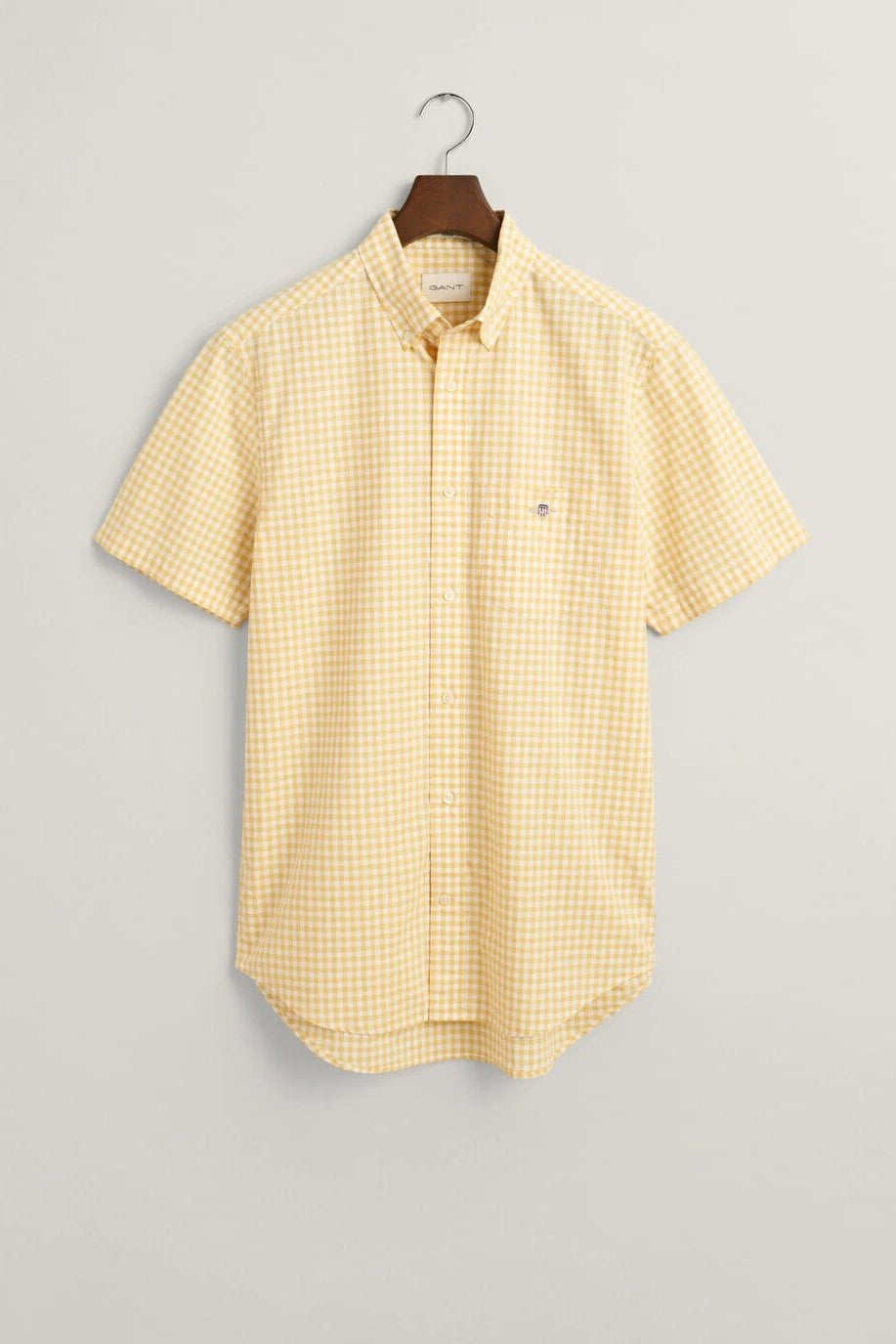 Gant Regular Fit Gingham Short Sleeve Shirt 726