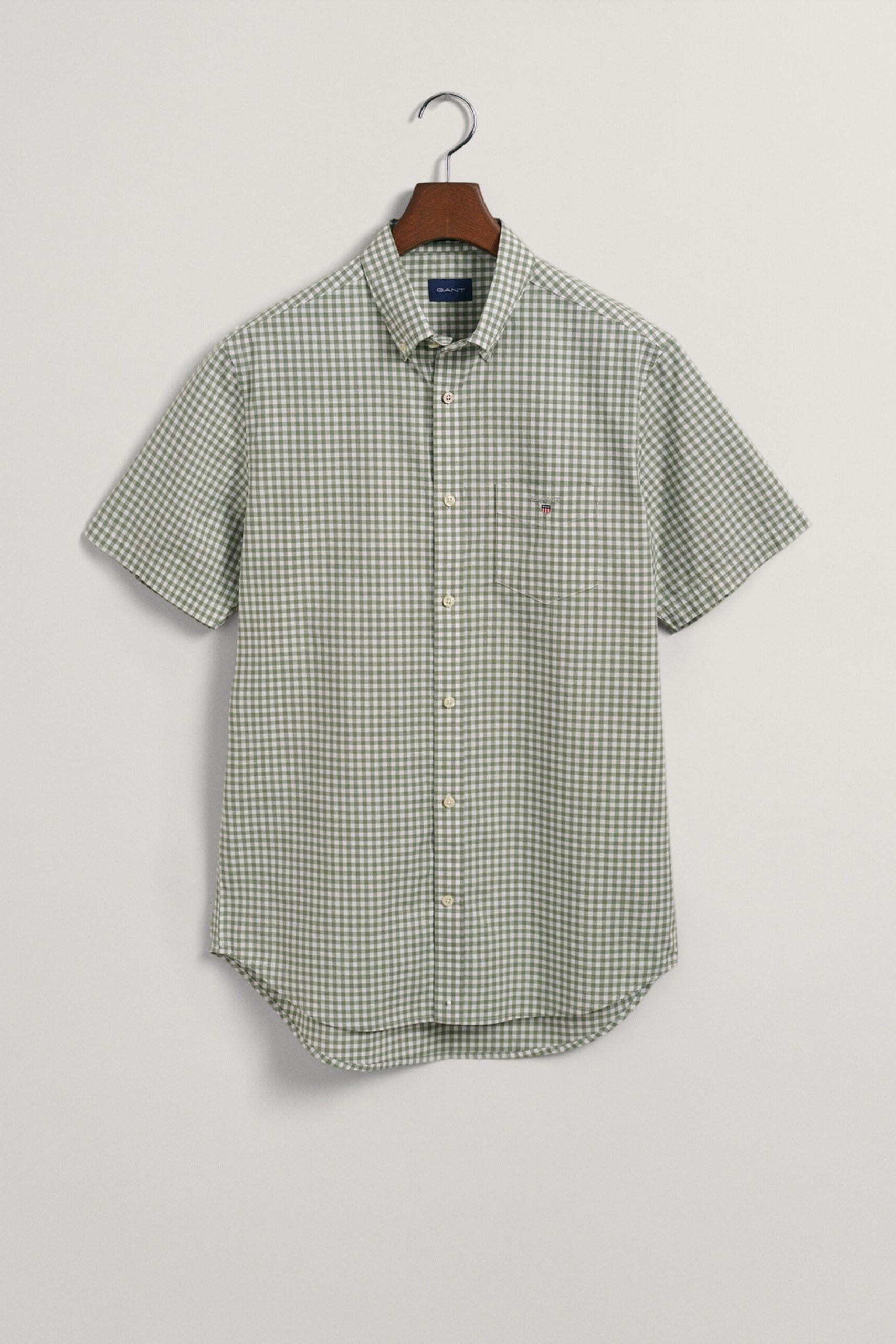 GANT Regular fit Short Sleeve Gingham Shirt 362