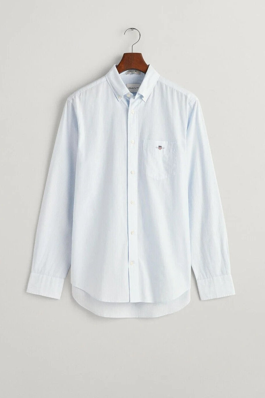 Gant Regular Fit Banker Stripe Poplin Shirt 455