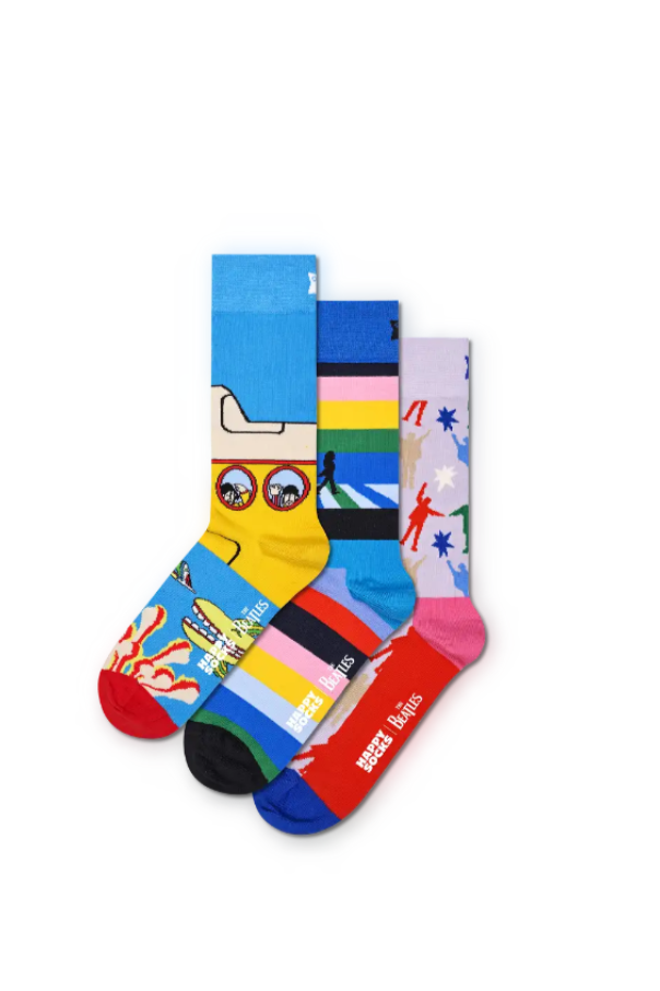 Happy Socks 3-Pack Beatles Gift Set (2219)