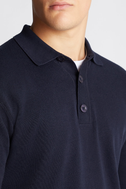 Remus Uomo Long Sleeve Polo 58690