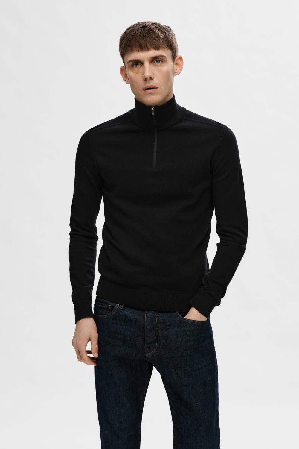 Selected Berg Half Zip Jumper