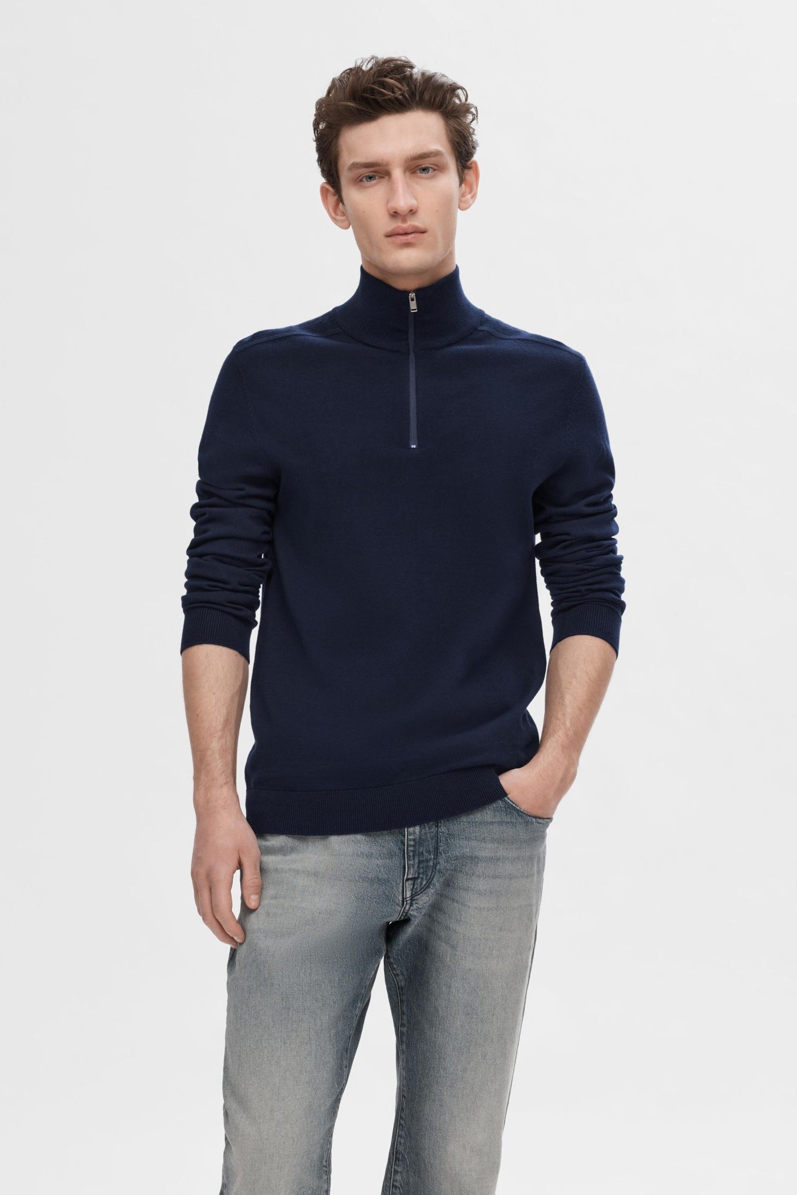 Selected Berg Half Zip Jumper