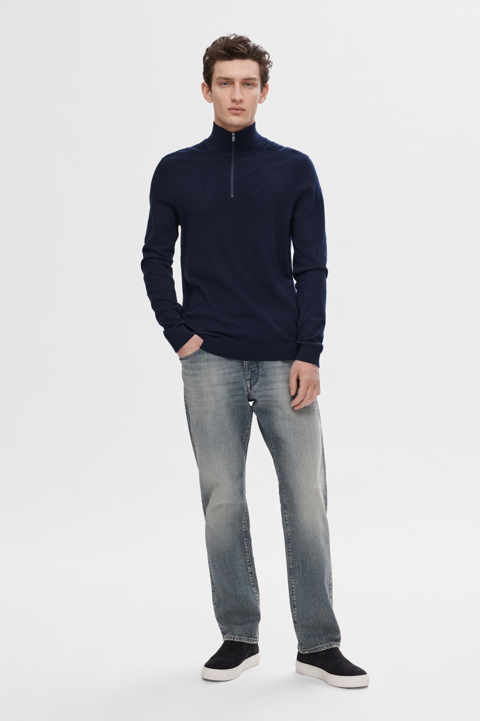 Selected Berg Half Zip Jumper