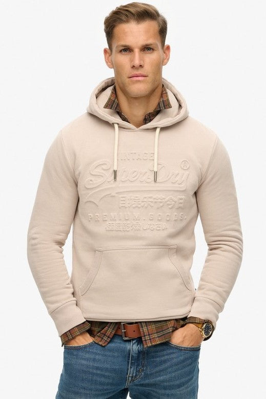 Superdry Embossed Logo Graphic Hoodie