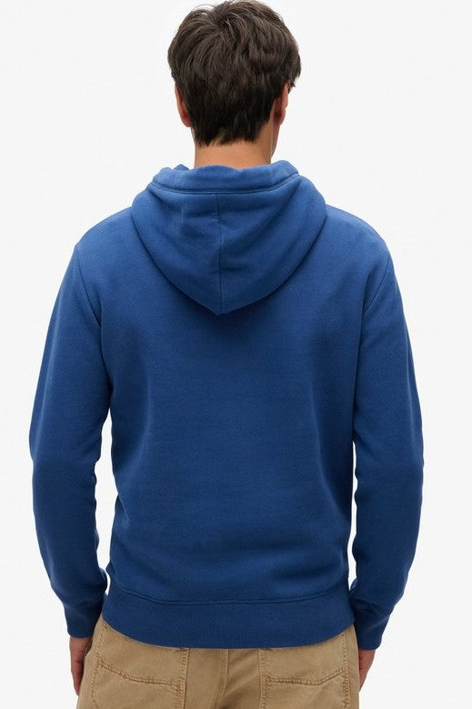 Superdry Essential Logo Hoodie Pilot Blue