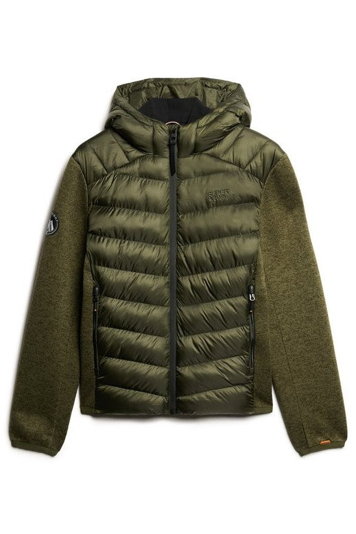 Superdry Hooded Knit Storm Hybrid Jacket