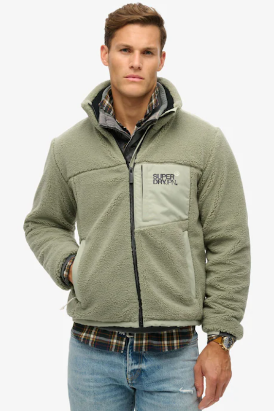 Superdry Relaxed Fleece Trekker Jacket