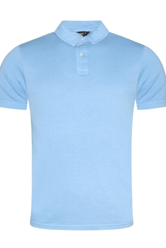 SuperdrySS24_Studios_Jersey_Polo_Bluebell