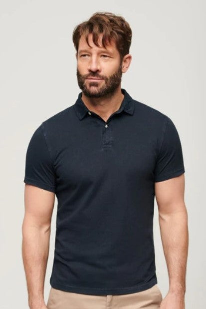 SuperdrySS24_Studios_Jersey_Polo_navy