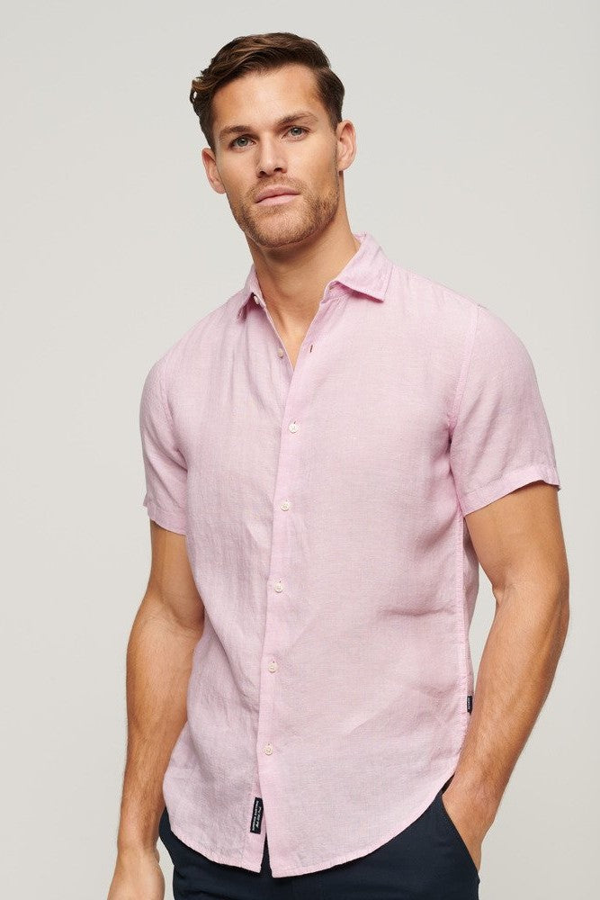 Superdry_SS24_Casual_Linen_SS_Shirt_Lilac