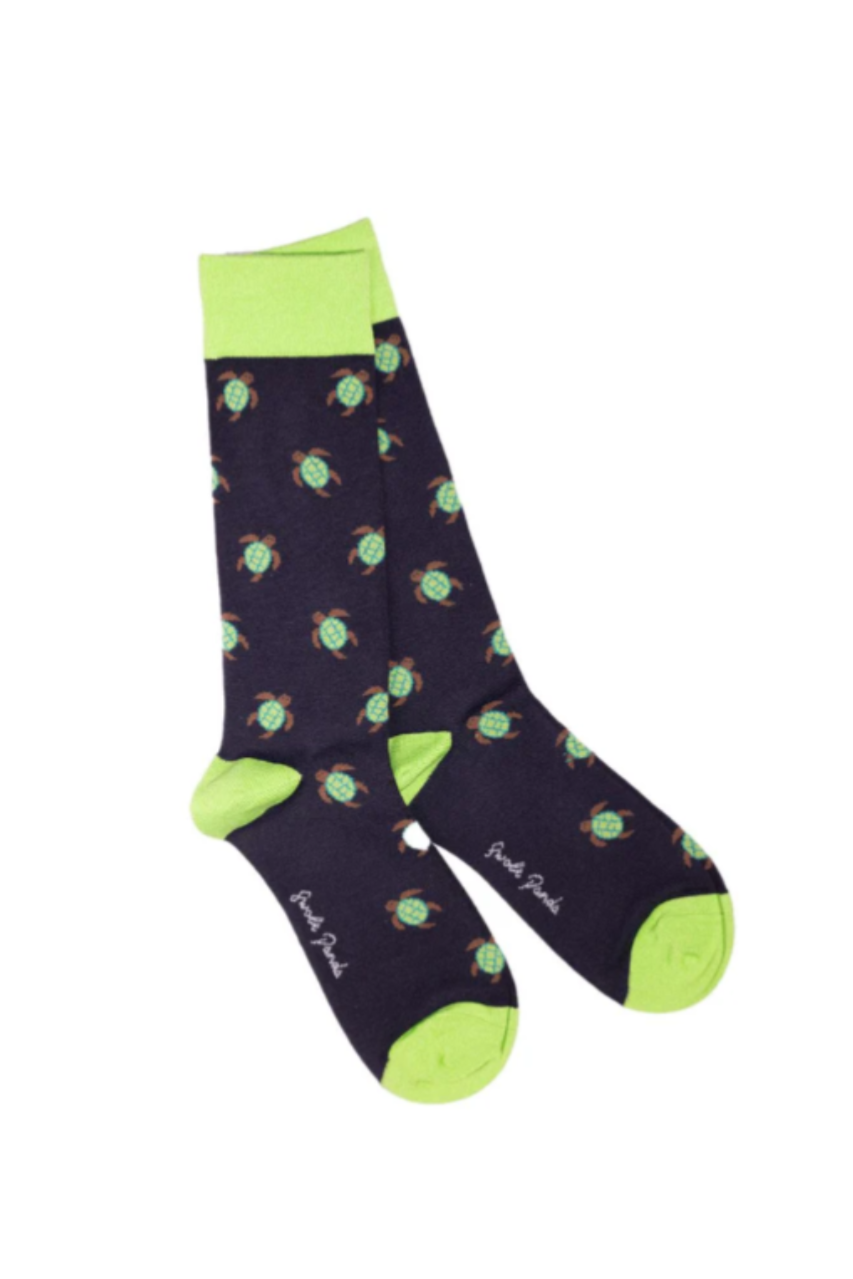 Swole Panda Turtle Bamboo Socks SP 380