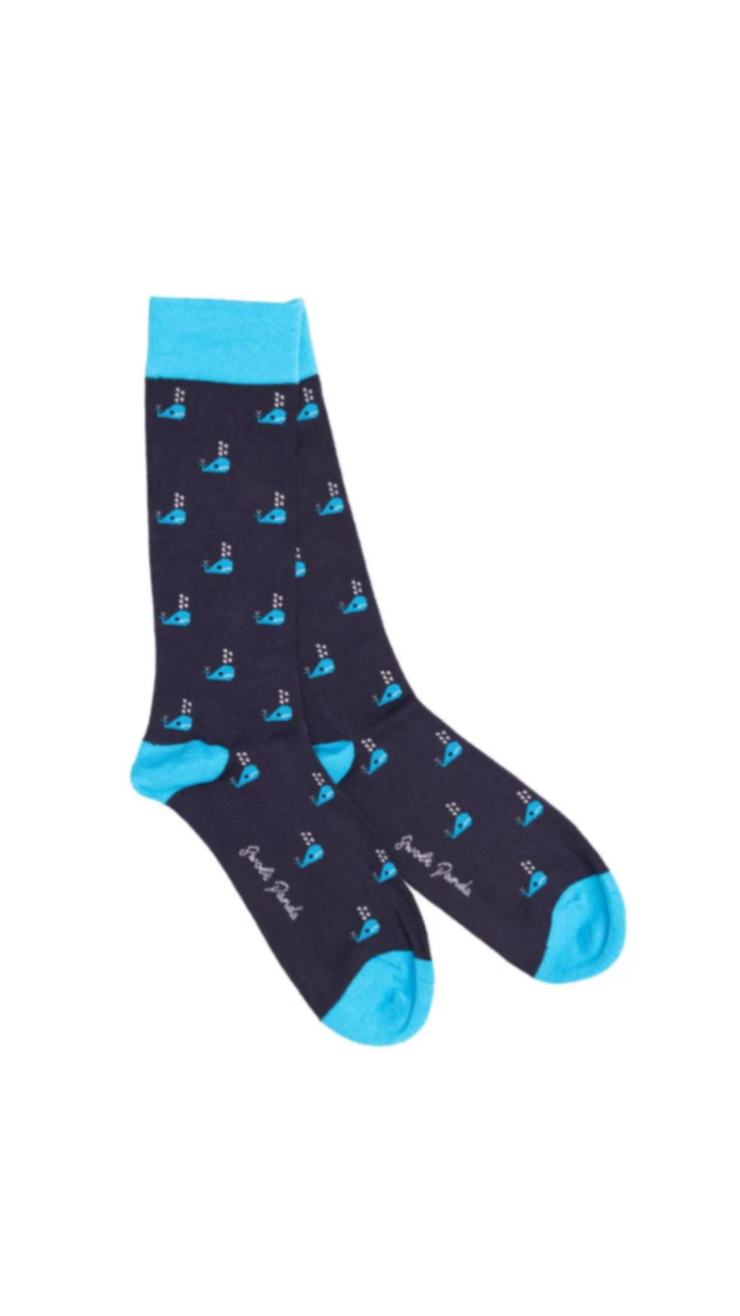 Swole Panda Whale Bamboo Socks SP 433