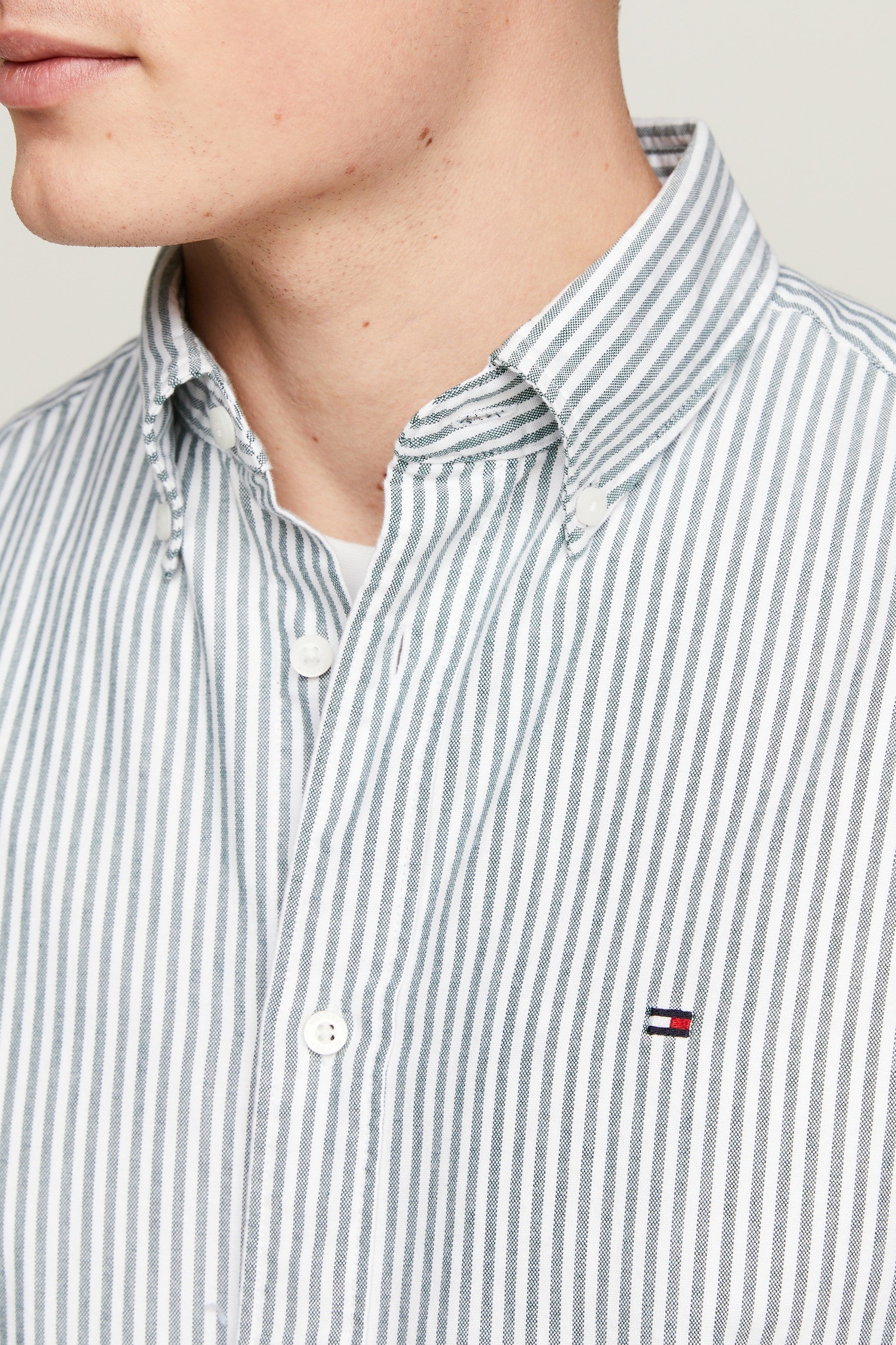 Tommy Hilfiger Oxford Stripe Shirt Regular Fit