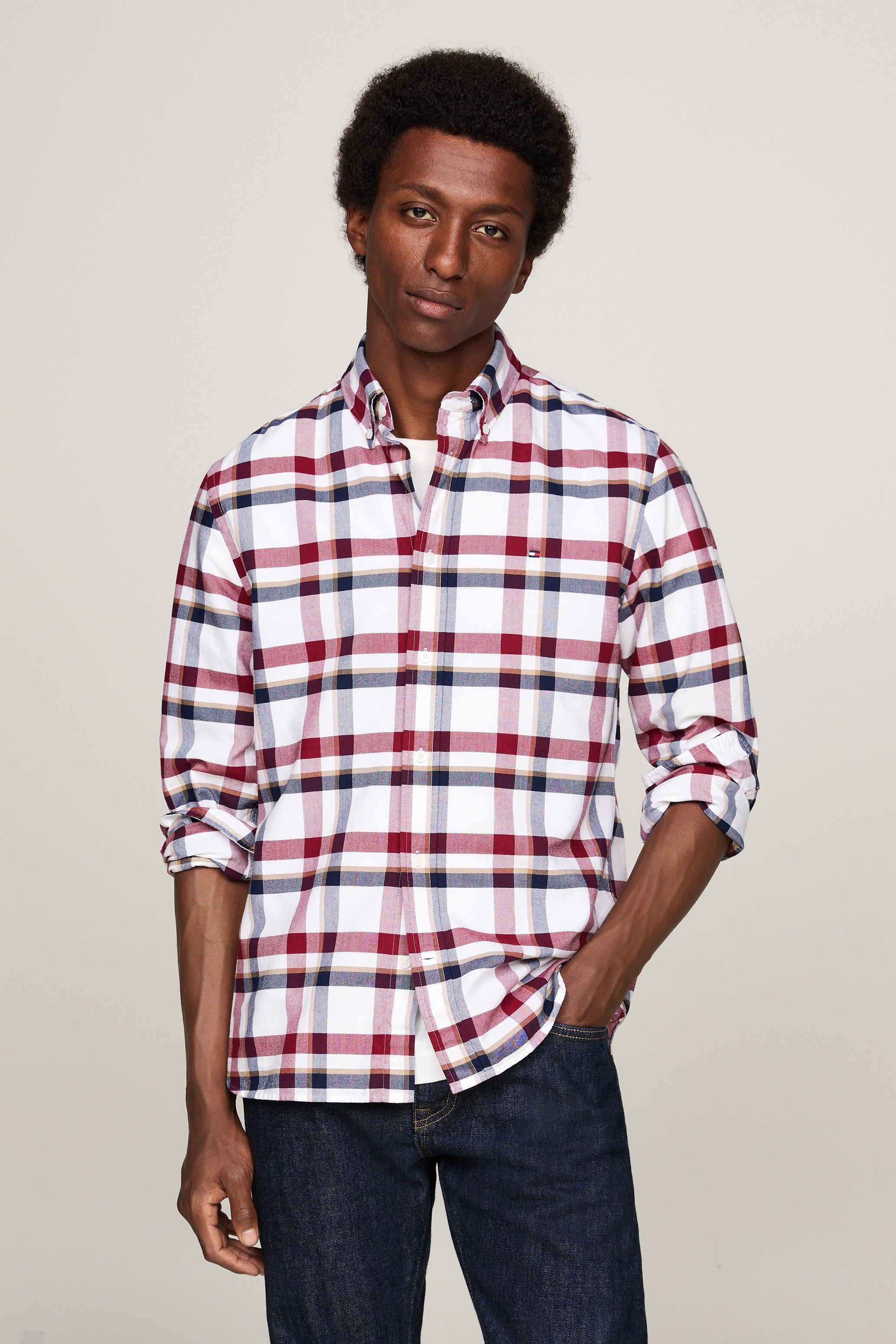 Tommy Hilfiger Check Regular Fit Oxford Shirt