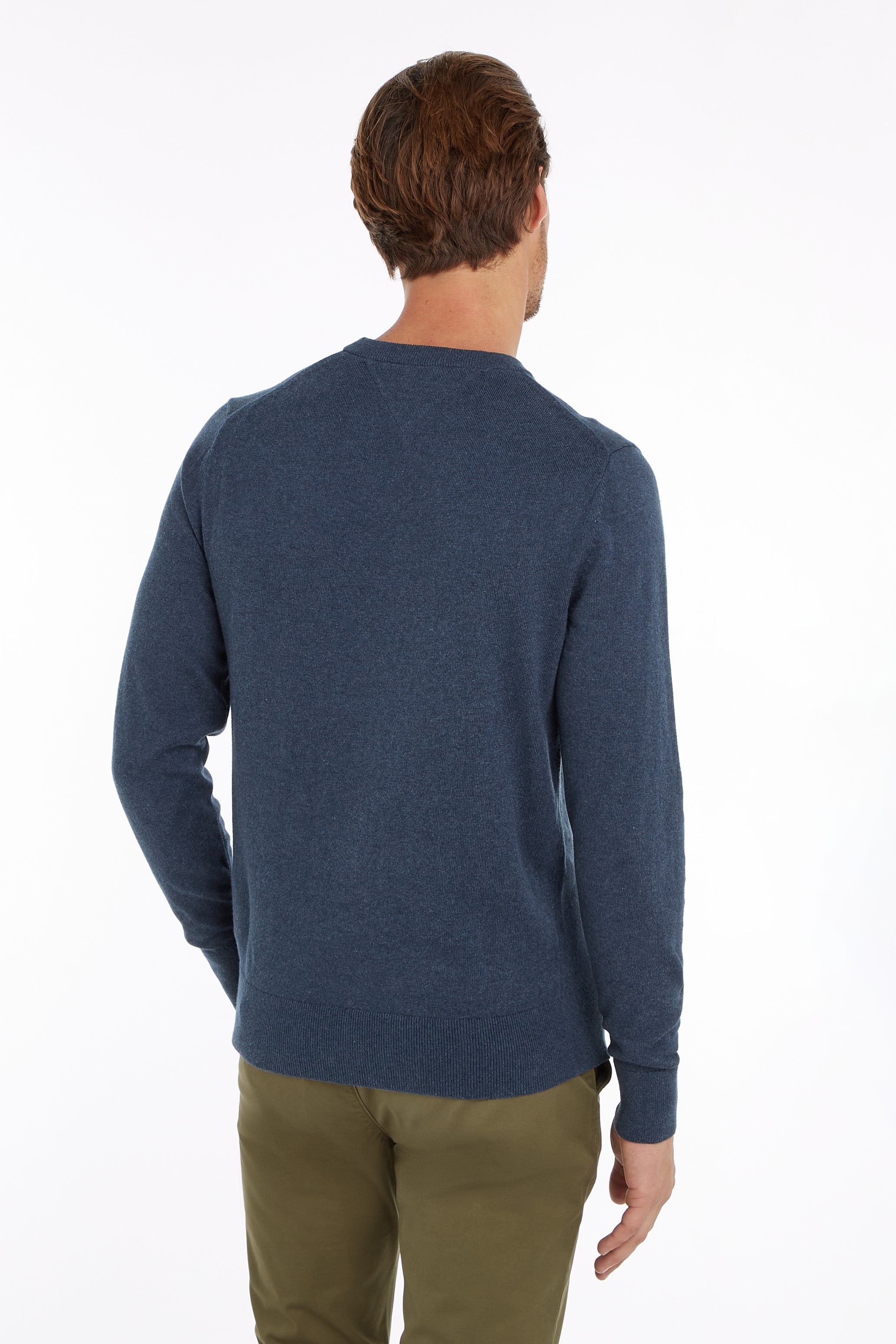 Tommy Hilfiger Cotton Cashmere Crew Neck Jumper