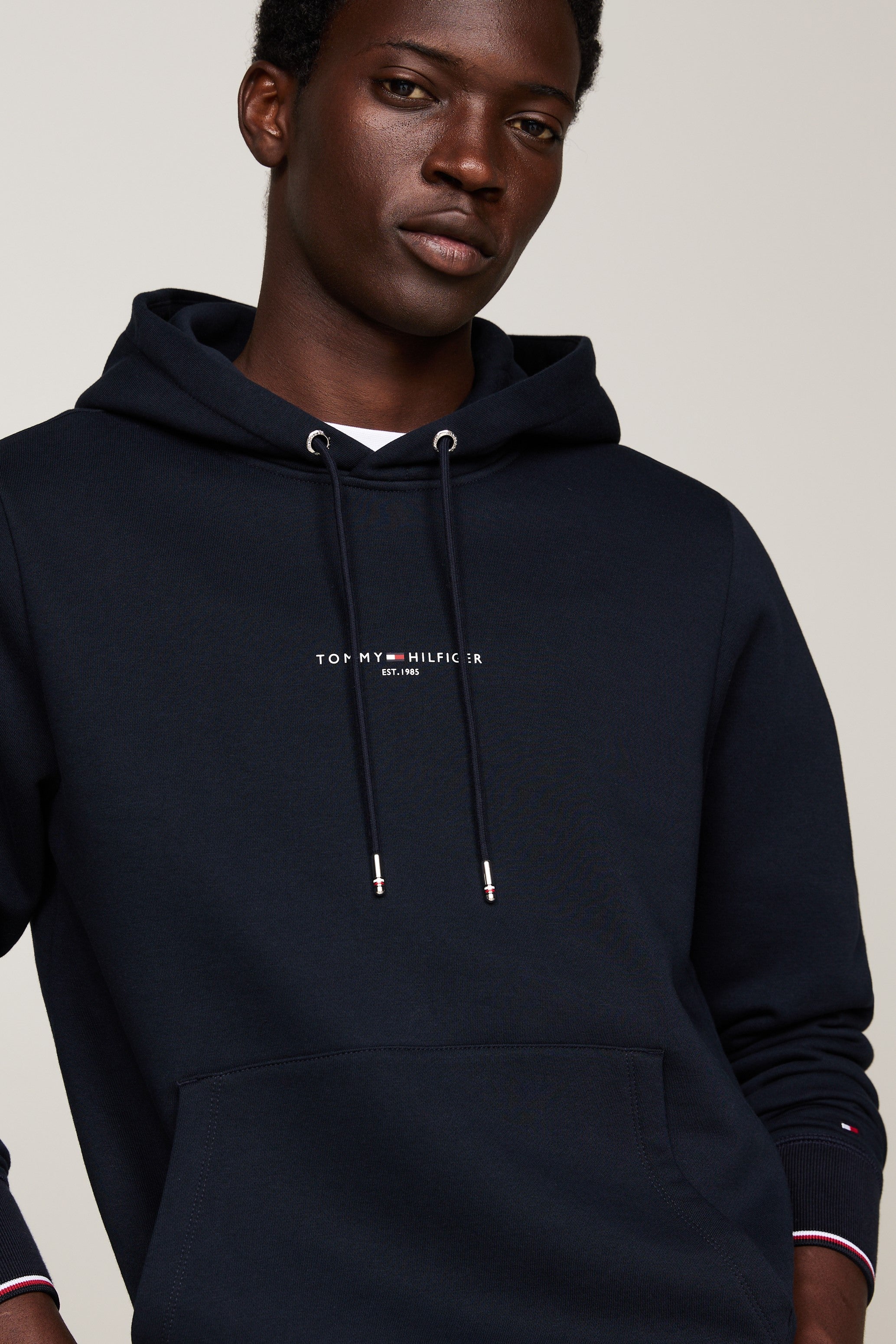 Tommy Hilfiger Tipped Cuffs Hoodie