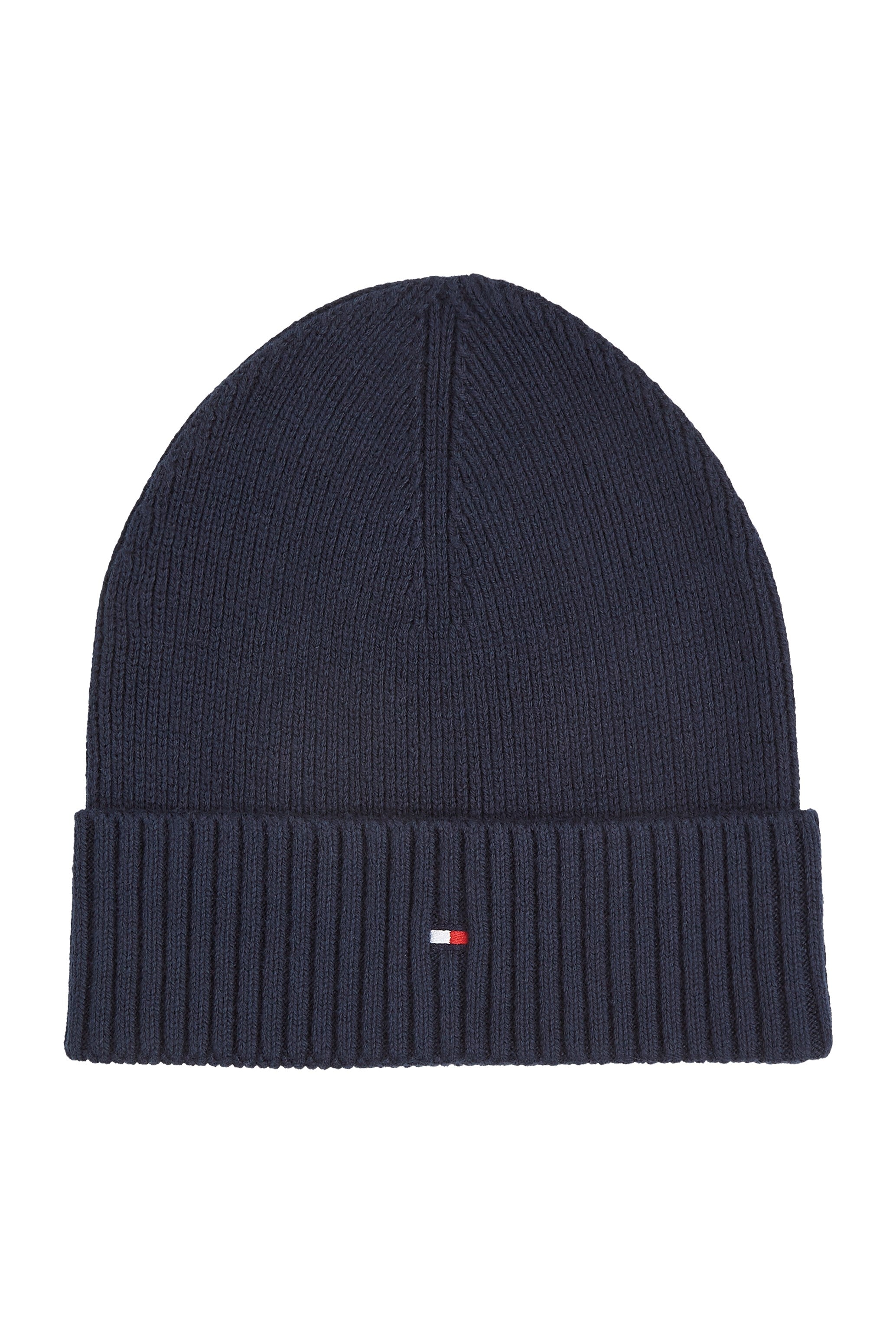 Tommy Hilfiger Flag Logo Cotton Beanie