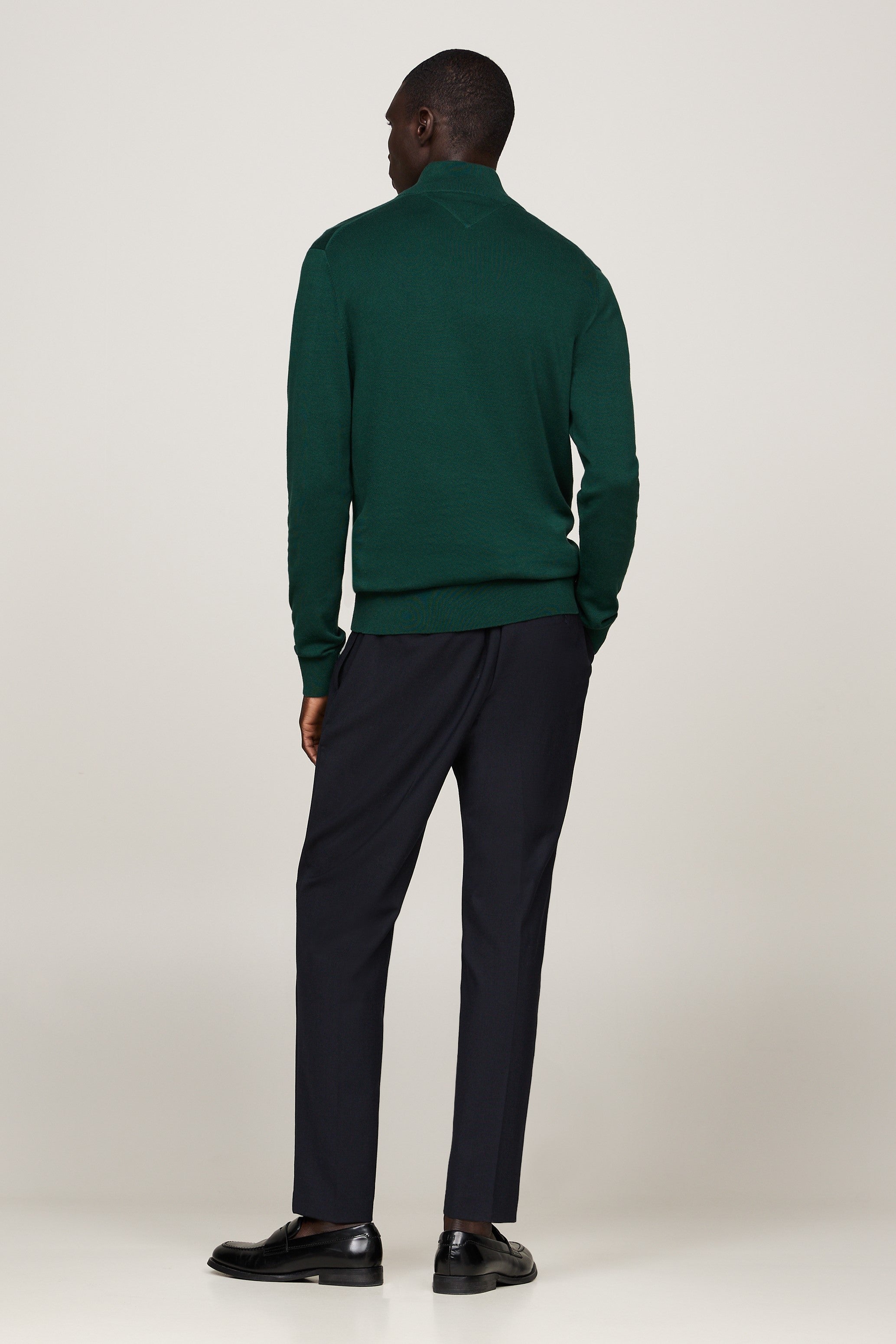 Tommy Hilfiger Essential Cotton Zip Knit Sweater