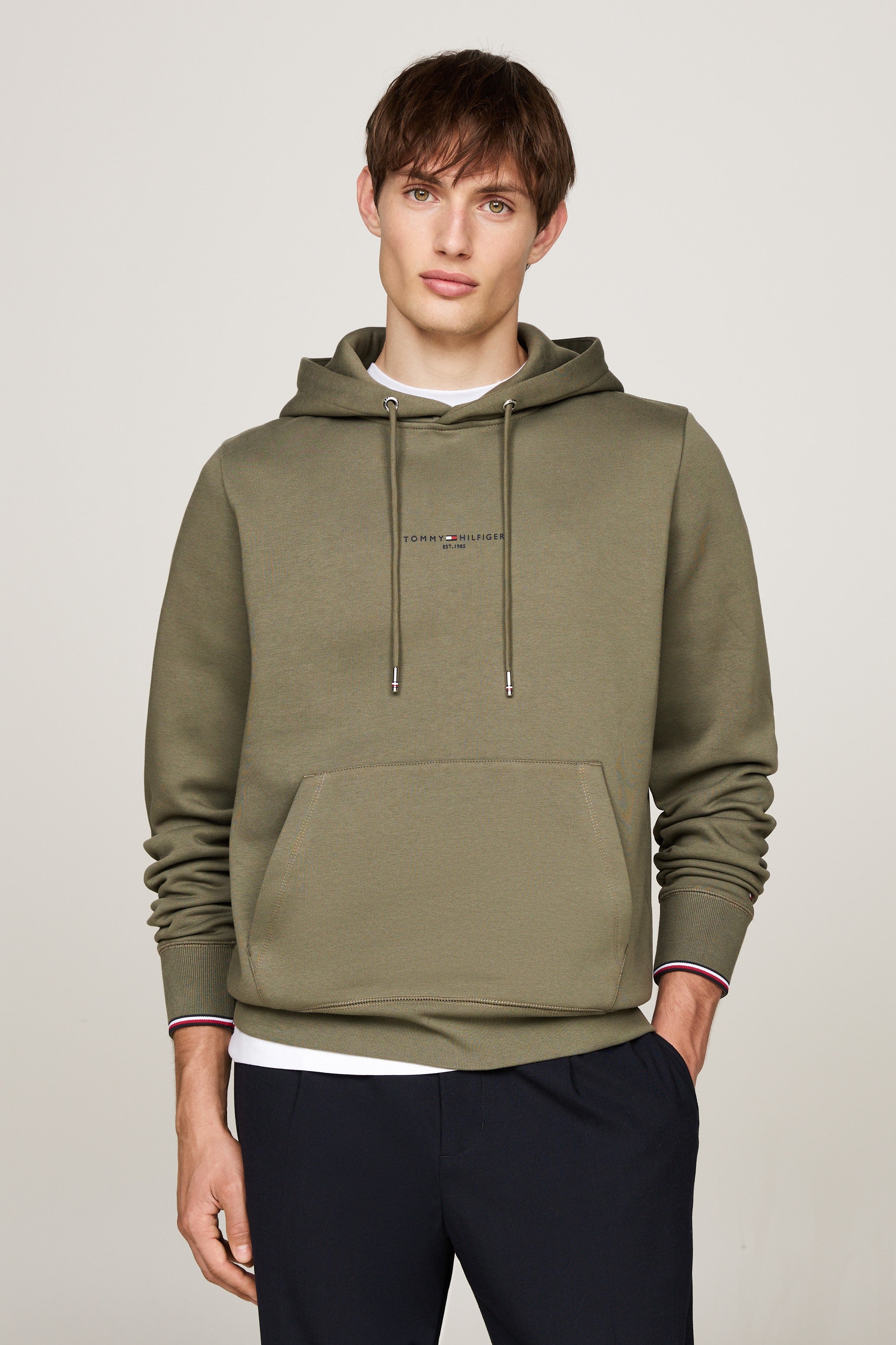 Tommy Hilfiger Tipped Cuffs Hoodie