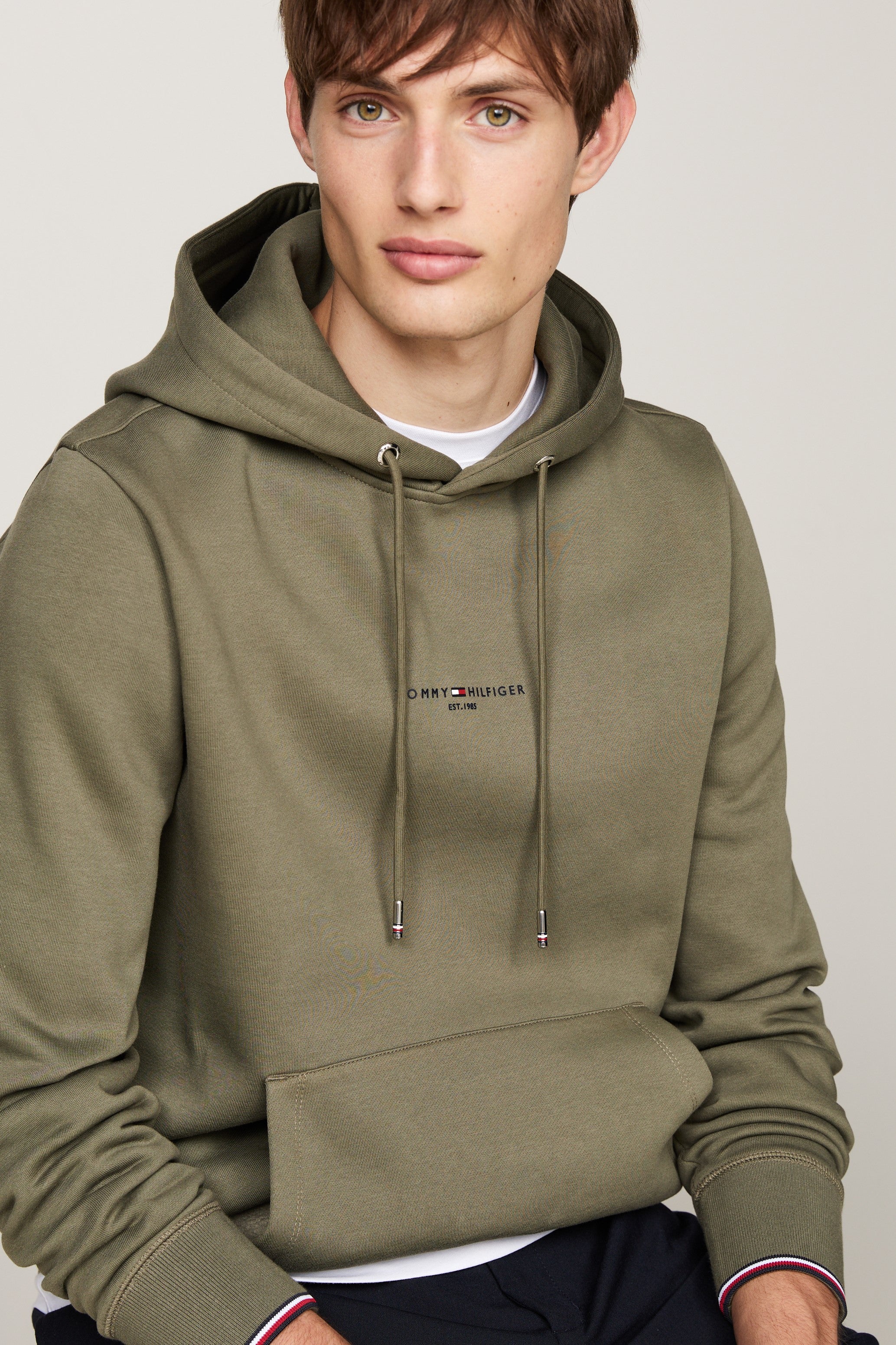 Tommy Hilfiger Tipped Cuffs Hoodie