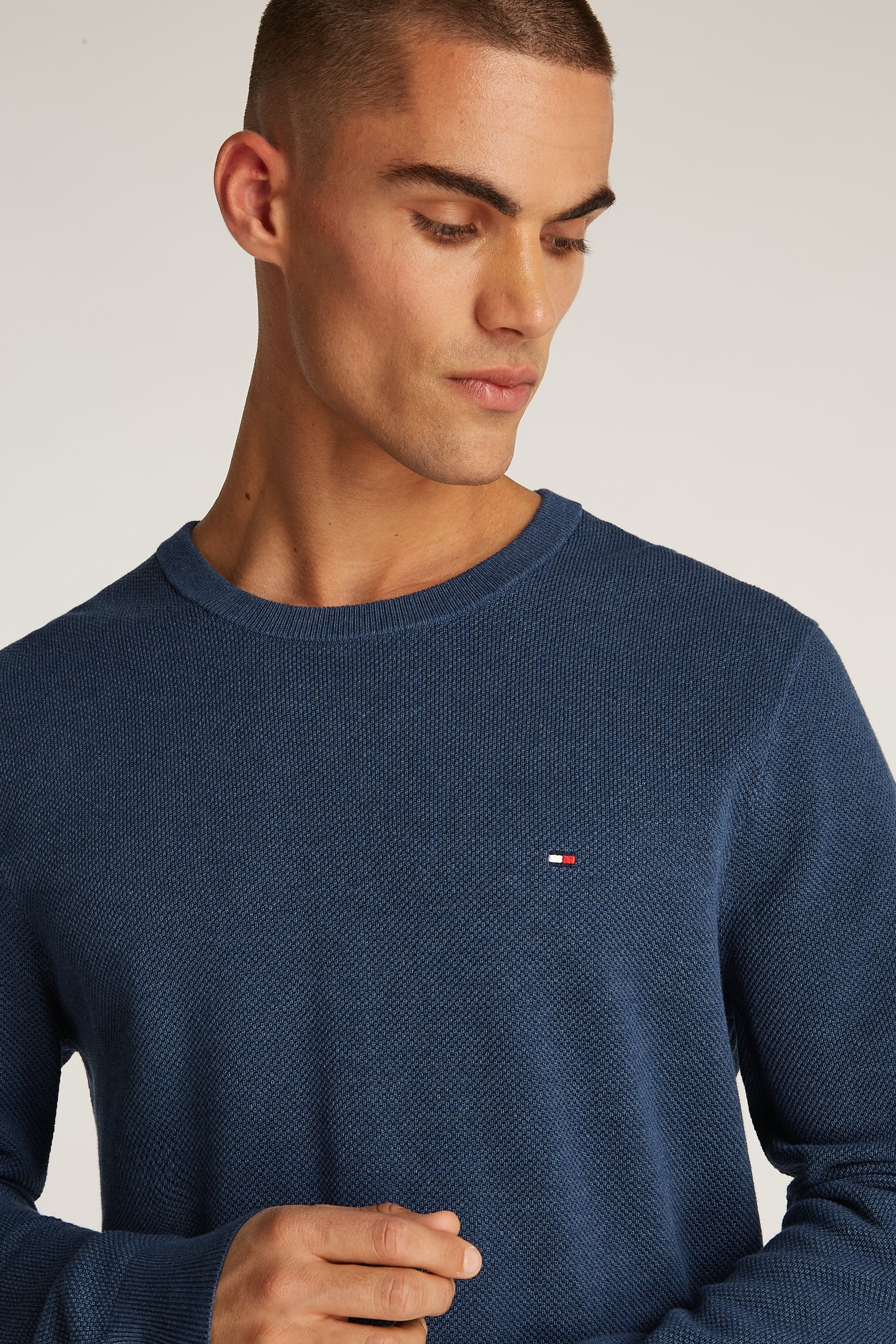 Tommy Hilfiger Essential Structure Crew Neck Knit Sweater