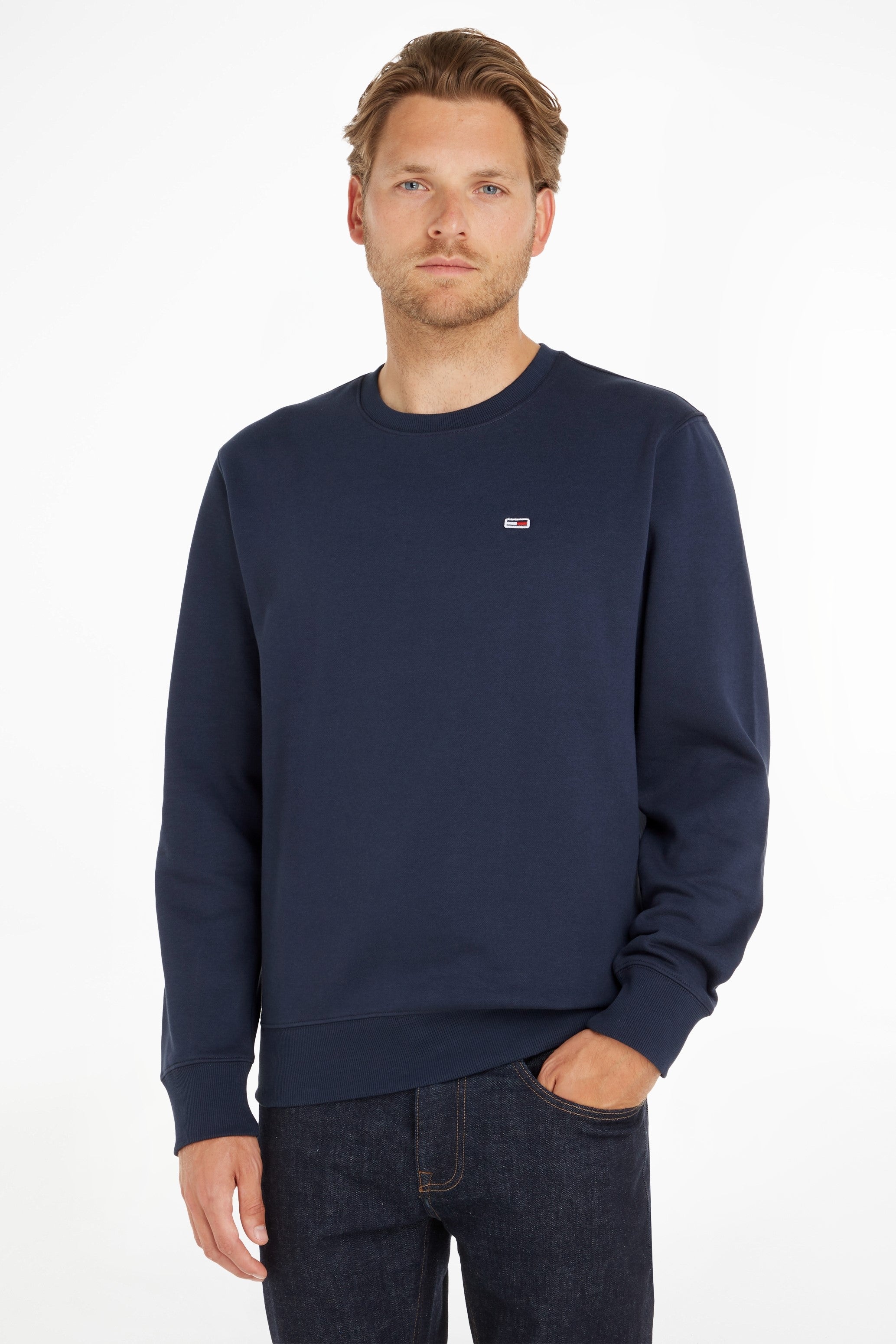 Tommy Jeans Regular Crew Neck Sweatshirt Twilight Navy